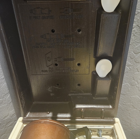 Vtg mcm Kar 'n  home Portable Coffee Maker Travel & Home Montgomery Ward - Picture 6 of 7